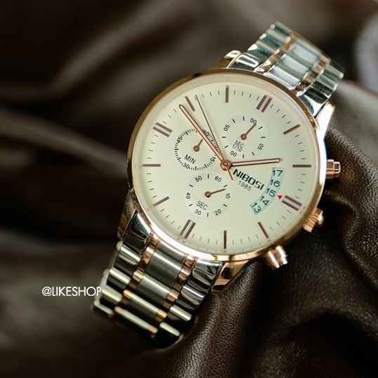 พร้อมส่ง NIBOSI นาฬิกาข้อมือผู้ชาย กันน้ำ100% ถูกสุด สินค้าพร้อมกล่อง+เข็มตัดสาย มีเก็บเงินปลายทาง นาฬิกาข้อมือ Watch