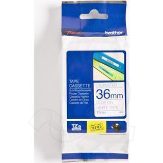 STATIONERY &amp; SUPPLIES BROTHER TZE TAPE TZE263 Model : TZE263 Vendor Code : N TZE 	TAPE BLUE ON WHITE 36 MM.