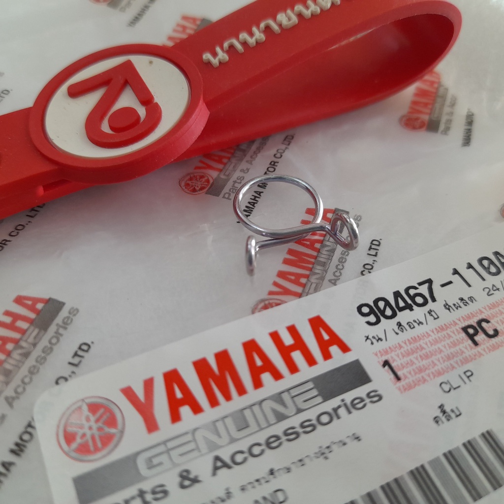 90467110A3 คลิ๊บ รัดท่อระบายอากาศ Fino ทุกรุ่น Finn YZF-R3 Qbix Grand Filano Aerox Fazzio gt-125 แท้ 90467-110A3 -11825 - รูปที่ 4