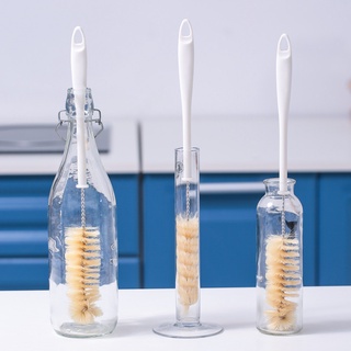 HOMEBERG 1ชิ้น แปรงล้างขวด ใช้สำหรับล้างแก้ว ขนแปรงแข็งแรง อ…