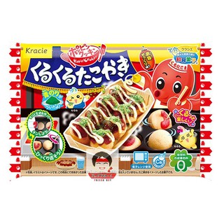 Kracie Popin Cookin Takoyaki ทำขนม ทาโกยากิ ขนมของเล่น แบบใหม่ล่าสุด จากญี่ปุ่น ขนมทำเองทานได้จริง  (1ซอง)