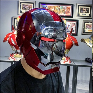 หมวกไอรอนแมน Iron Man Mk5 Spot AutoKing 1/1 Helmet Chinese and English Voice Control Wearable