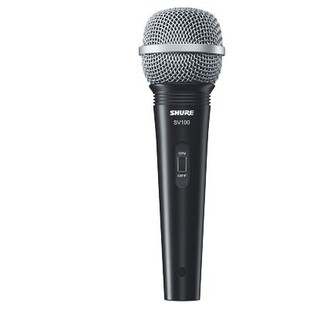 SHURE SV100 ไมโครโฟนแบบสาย ตอบสนองย่านความถี่ 50-15000 Hz (สินค้าของแท้100% มีหน้าร้าน ศูนย์ไทย)