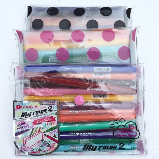 ปากกา My color2 ชุด 15 สี