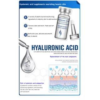 Bioaqua hyaluronic acid essence B6 เอสเซนส์ กรดไฮยาลูโรนิก บรรจุ เซตละ 5 ml.x 10 ขวด ผิวหน้าชุ่มชื่น ลดริ้วรอย N008