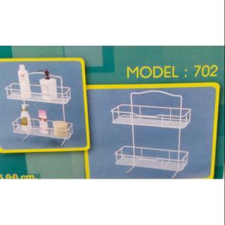 ชั้นแขวนวางของติดผนัง 2 ชั้น MP 702