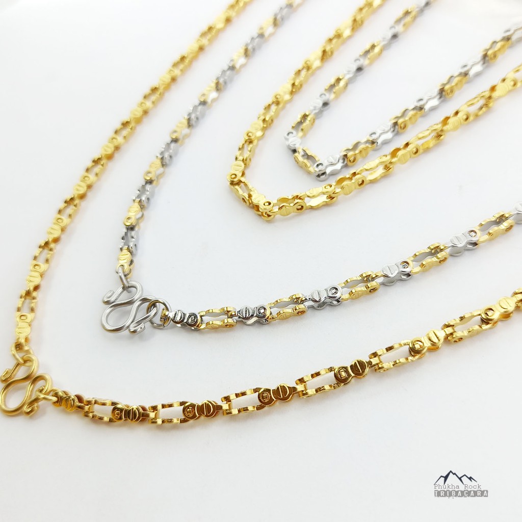T29 สร้อยคอเท่ห์ๆ ลายโซ่ โซ่จักรยาน สร้อยคอสแตนเลส สร้อยพระ  ห้อยพระ stainless necklace