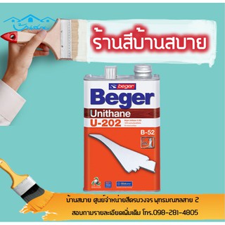 Beger ยูนีเทน B-52 (1แกลลอน) สีเคลือบพื้นไม้ เงา