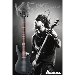 IBANEZ กีต้าร์เบสไฟฟ้า 5 สาย รุ่น K5-BKF - Black