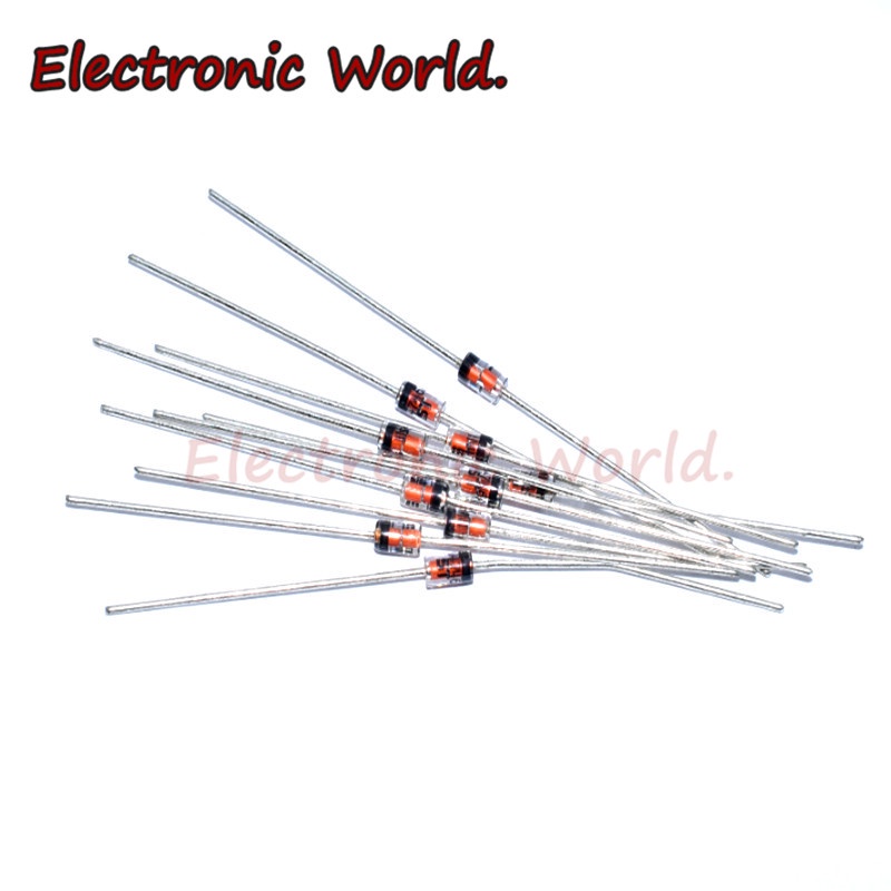 100 pcs 1W Zena ไดโอด DO-41 3V 3.3V 3.6V 3.9V 4.3V 4.7V 5.1V 5.6V 6.2V 6.8V 7.5V 8.2V 10V 11N4727A 1