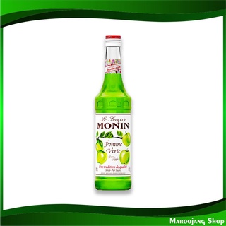 ไซรัป กลิ่นแอปเปิ้ลเขียว 700 มิลลิลิตร โมนิน Monin Syrup Green Apple น้ำเชื่อม น้ำหวาน ไซรับ