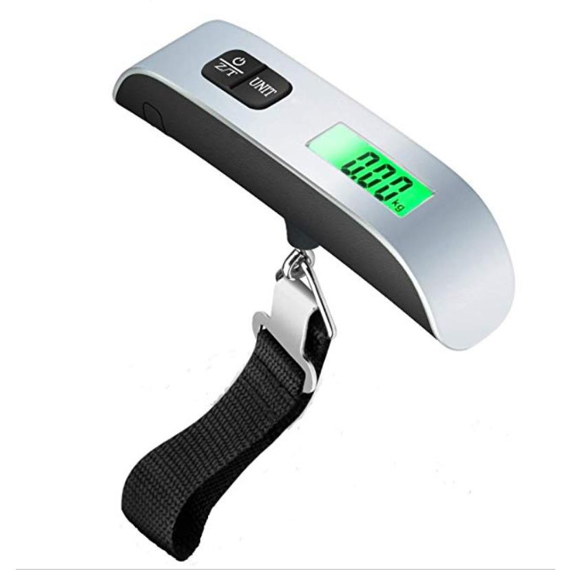 KSTE Digital Luggage Scale Portable Hanging Baggage Scale with Backlit LCD Display 