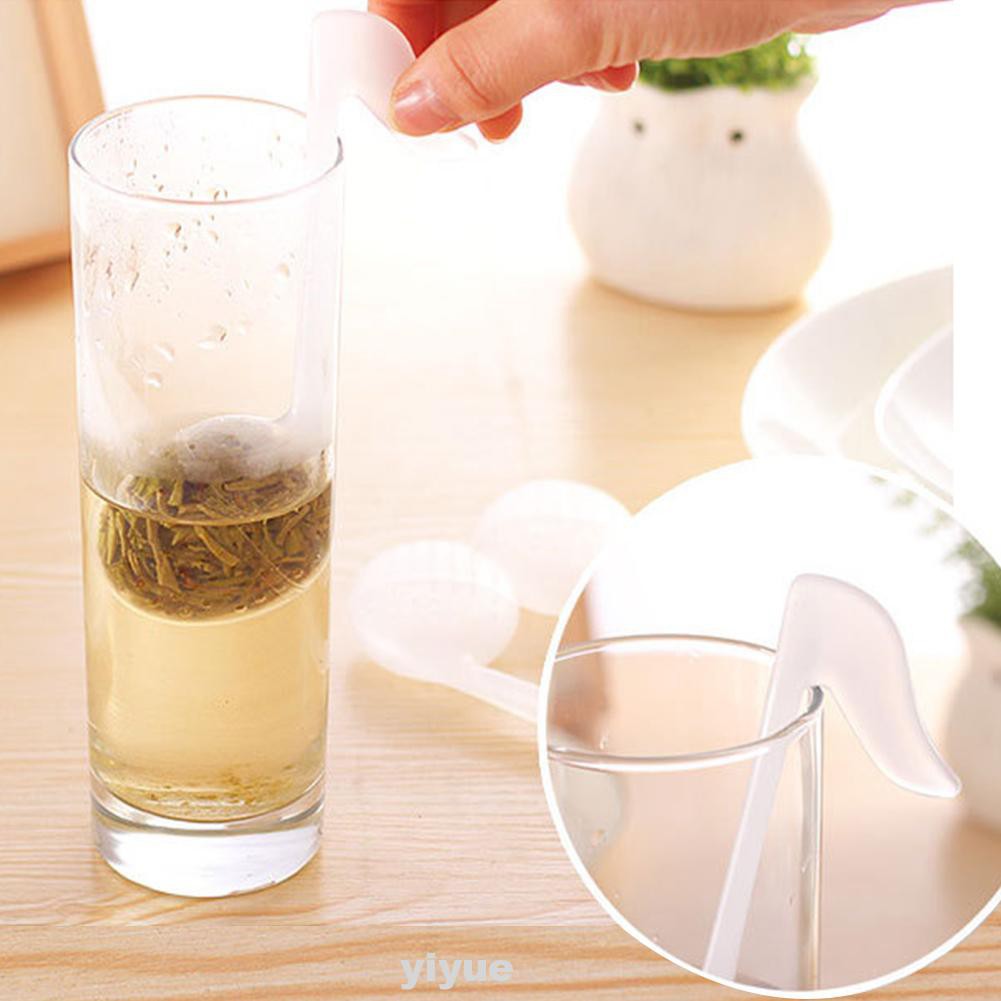Clip-on Infuser Plastic Filter Spice Herbal Strainer Leaf Teaspoon ...