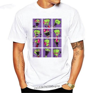 [S-5XL] เสื้อยืด พิมพ์ลาย Black Invader Zim Freak Out Collage S S-3 Us คุณภาพสูง สไตล์คลาสสิก สําหรับผู้ชาย 434555