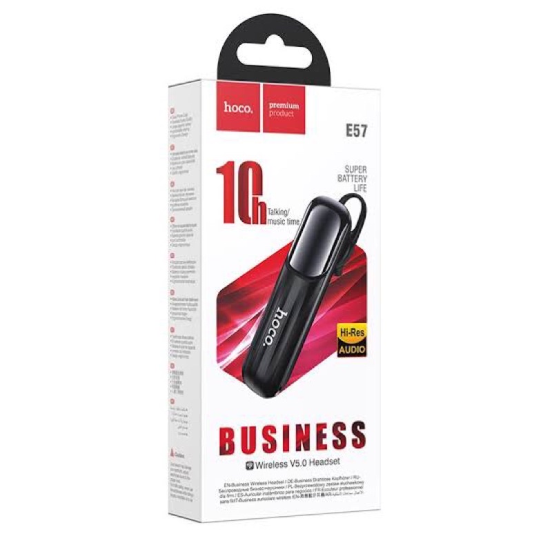 Hoco E57 หูฟังบลูทูธ5.0 แท้100%