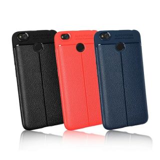 Xiaomi Redmi 4X Leather skin Soft Tpu Cover