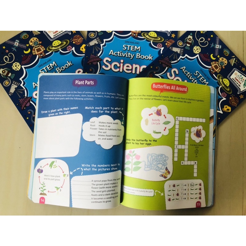 STEM Activity Book ชุด4เล่ม nd018 - kidsinspiration - ThaiPick