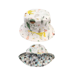 โปรโมชั่น : หมวก Bucket เด็ก ลายสวย ผ้านิ่ม ใส่ได้2ด้าน สำหรับน้อง 2-6ปี