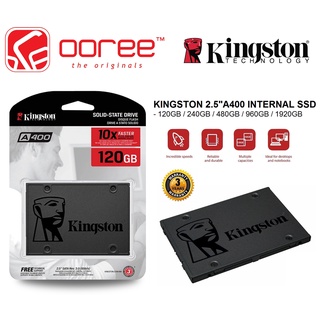 [ท้องถิ่นไทย] SSD Kingston A400 SATA III 2.5 120GB 240GB 480GB 960GB สำหรับโน๊ตบุ๊ค และ คอมพิวเตอร์ตั้งโต๊ะ (เอสเอสดี)