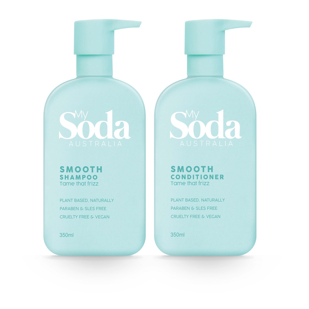 [แพ็กคู่] มายโซดา ออสเตรเลีย สมูท แชมพู + คอนดิชันเนอร์ 350มล. MY SODA AUSTRALIA SMOOTH SHAMPOO + CO