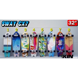 KIN Power 🛹รุ่น CX7  🛹🛹🛹Surf Skate🛹🛹🛹SWAY ขนาด 32 นิ้ว ของอยู่ดอนเมือง พร้อมส่ง โมให้ทุกชุดฟรีก่อนส่ง สินค้ามีประกัน