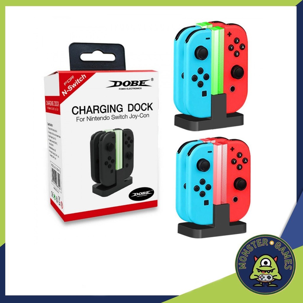 แท่นชาร์จจอย Joy-Con &amp; Pro Nintendo Switch DOBE (ที่ชาร์จจอย Switch)(Charging Dock for Nintendo Switch) แท่นชาร์จจอย con