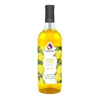Pomona – Lemon Syrup โพโมนา ไซรัปเลมอน 1000 ml [ไซรัปพรีเมียม ผลิตจากประเทศเกาหลี]