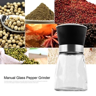 ขวดบดพริกไทย มีฝาปิด ไม่เป็นสนิม เครื่องบดพริกไทย และ เครื่องเทศ Pepper grinder Simple Thailand