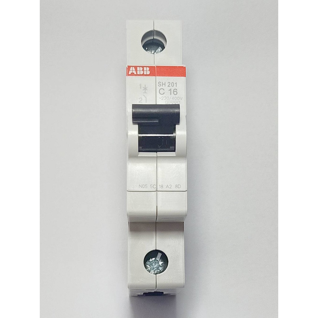เบรกเกอร์เอบีบี 16A 1P ABB-AB-SH201C/1P 16A