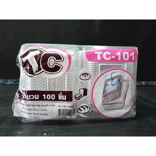 กล่องใสเบเกอรี่ กล่อง TC-101 OPS (100ชิ้น/แพค)