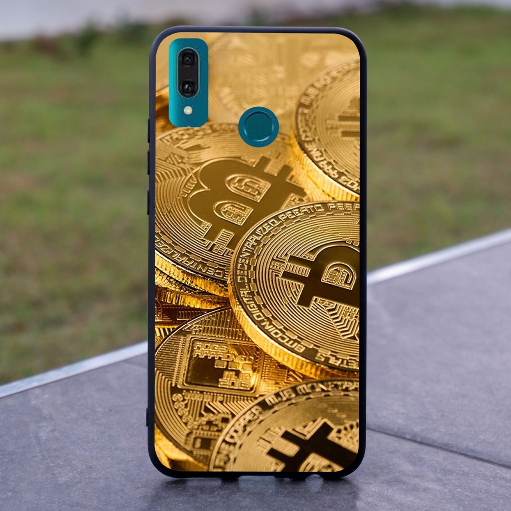 เคส Huawei Y9 (2019) ลายเหรียญบิดคอยน์ ขอบนิ่ม ไม่กัดขอบ เคสมือถือ เคสสกรีน uv Case เคสโทรศัพท์