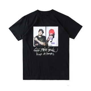 [COD]เสื้อยืดลําลอง แขนสั้น พิมพ์ลาย Three Six Mafia สไตล์คลาสสิค แฟชั่นฤดูร้อน CEfoke08BFibfm27