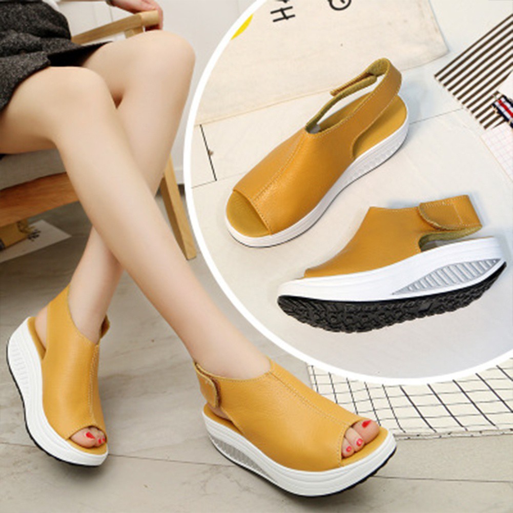【Big Size35-43】รองเท้าส้นสูง ลําลอง สําหรับสตรี ขนาดใหญ่