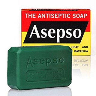 สบู่  Asepso   80 gm (ช่วยลดปัญหาผิวหนัง มีฤทธิ์ต้านการอักเสบ ต้านเชื้อแบคทีเรีย)