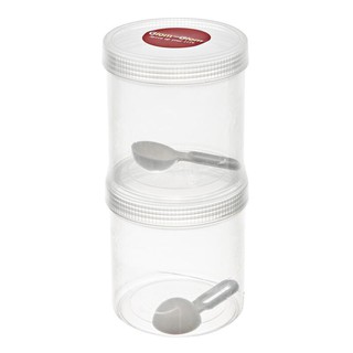 ขวดโหลมีช้อน สีใส (แพ็ค 2 ใบ) บาสเก็ต 2734 (1x2) GG Jars with clear spoons (pack of 2), basketball 2734 (1x2) GG