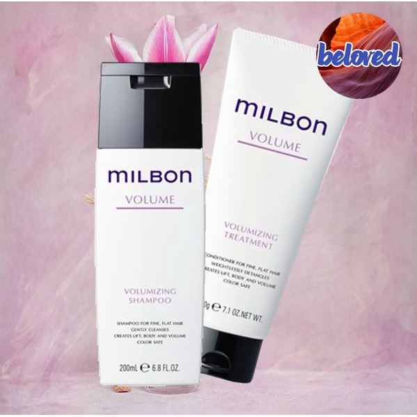 Milbon Volumizing Shampoo/Treatment 200/200 ml แชมพู และทรีทเม้นท์ เพิ่มวอลลุ่ม