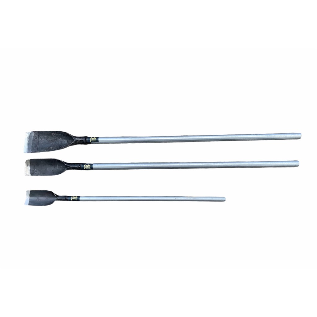 เสียมด้ามแป๊บ เสียมเหล็กกล้าด้ามเหล็ก เสียมขุดดินด้ามเหล็ก มีให้เลือก 3 ขนาด เล็ก-กลาง-ใหญ่