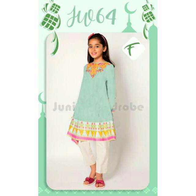 JW 64 F Gamis ชุดอินเดีย Legging 95/2y, 100/3y, 110/4y
