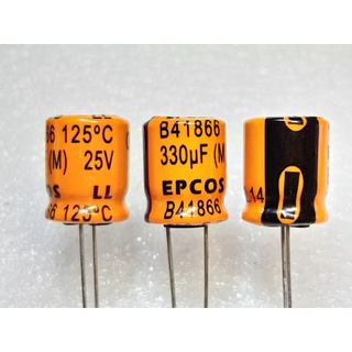 Epcos LL 330uf 25v 125° Capacitor ตัวเก็บประจุ คาปาซิเตอร์