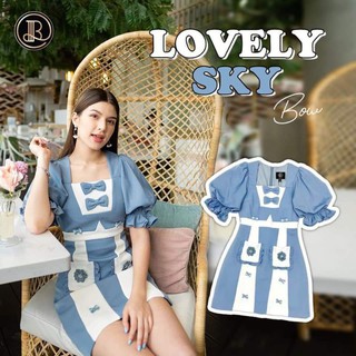 BLT BRAND : Lovely Sky มินิเดรสสีน่ารักฟ้าขาว มี S