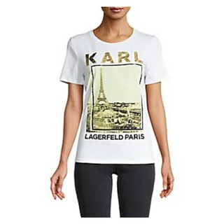 เสื้อลุง Karl จากเมกาParis Graphic Logo - XS