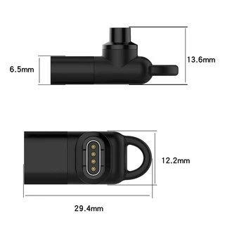Ankndo สายชาร์จ Garmin อะแดปเตอร์ชาร์จ Type C Micro USB ตัวเมีย เป็น 4pin สําหรับนาฬิกา Garmin Fenix 7 6 5