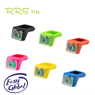 Rrskit ฝาครอบคอมพิวเตอร์จักรยานพร้อมไฟสำหรับ Xoss G+ G จักรยานคอมพิวเตอร์ไฟเตือนซิลิกาเจลเคสป้องกัน