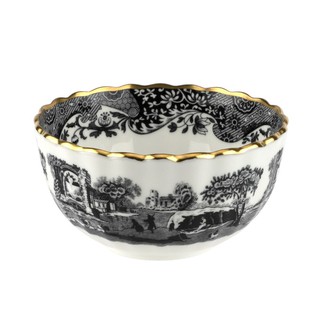 Spode Black Italian 250th Anniversary Sugar Bowl ถ้วย 10 cm