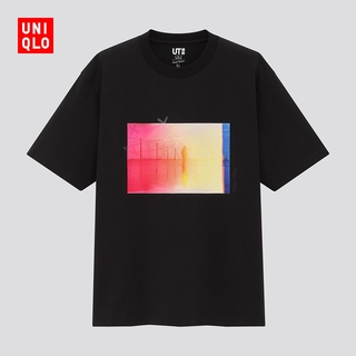 เสื้อยืดสีขาวUNIQLO เสื้อยืดแขนสั้นพิมพ์ลาย Kenshi Yonezu สําหรับผู้ชาย ( Mi Jin Xuan Shi ) 428700