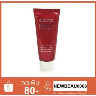 Estee Lauder Nutritious Super-Pomegranate Radiant Energy 2-in-1 Cleansing Foam 30ml.