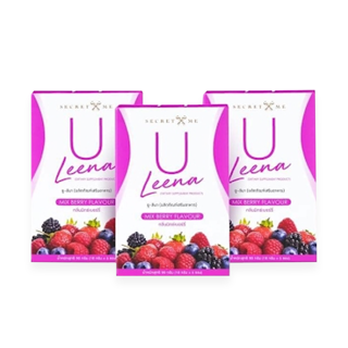 U-LEENA อาหารเสริมดีท็อกซ์ ลำไส้3กล่อง750฿