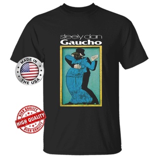 เสื้อยืดคอกลม พิมพ์ลายกราฟฟิค Steely Dan Gaucho แฟชั่นฤดูร้อน