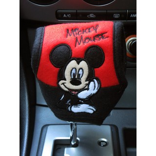 ลิขสิทธิ์แท้ มิกกี้เม้าส์ ที่หุ้มเกียร์อัตโนมัติ เกียร์ออโต้ รถยนต์ Mickey Mouse Automatic Shift Knob Gear Stick Cover