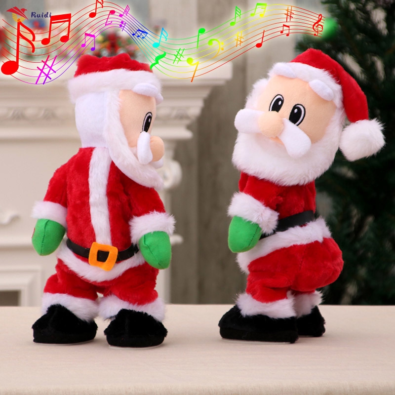 Sombrero De Santa Cantante Y Bailarín – Gorro Musical Navideño Con Movimiento | Regalo Divertido Con Luces Y Melodías
